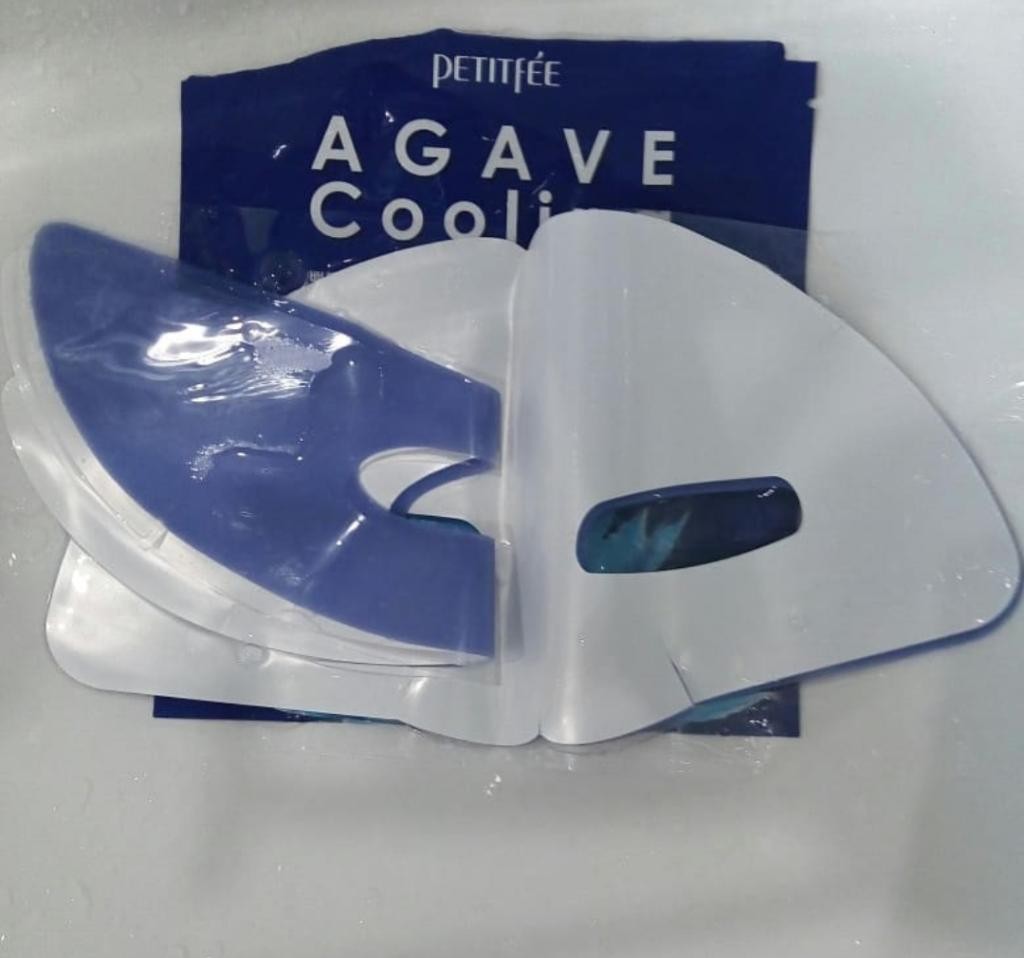 Petitfee Agave Cooling Hydrogel Face Mask Охлаждающая гидрогелевая маска с экстрактом агавы