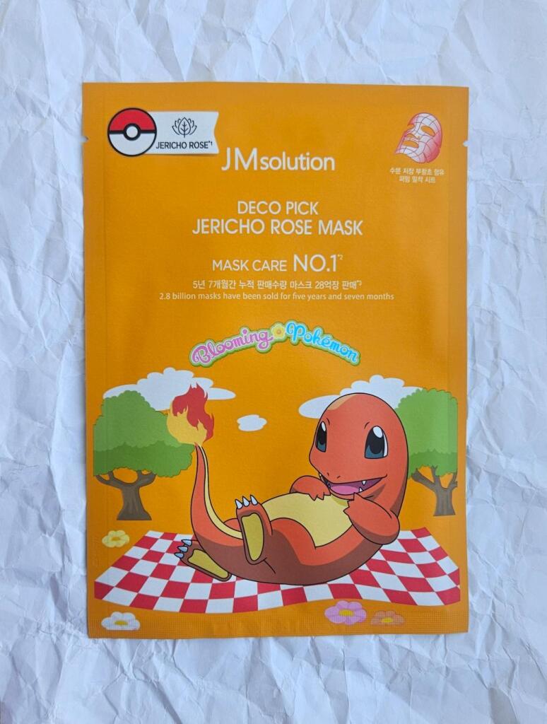 Jmsolution Mask Deco Pick Jericho Rose Восстанавливающая тканевая маска с экстрактом иерихонской розы.