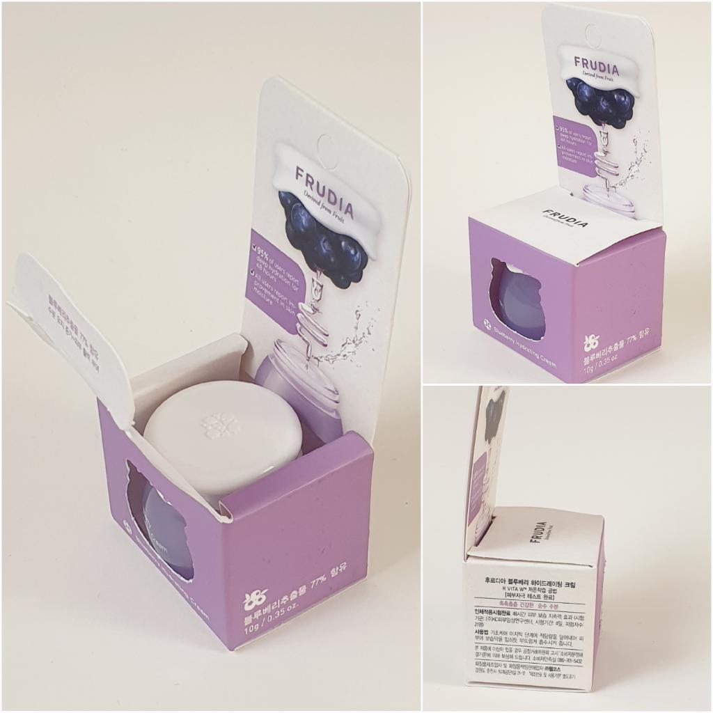 Frudia Blueberry Hydrating Cream Увлажняющий крем для лица с соком черники
